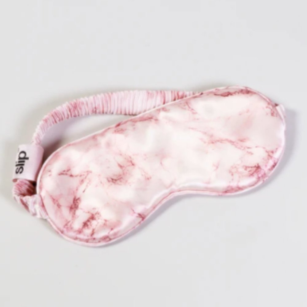 Slip Pure Silk Sleep Mask - Pink Marble